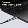 Trust Calyx USB Type-C USB Type-A grigio connettore 1 USB Type-C connettore 2 USB Type-A