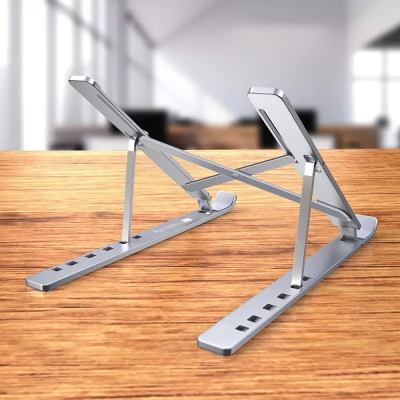 Techly ICA-TBL 134TY supporto per laptop/tablet, pieghevole, angolo di inclinazione regolabile
