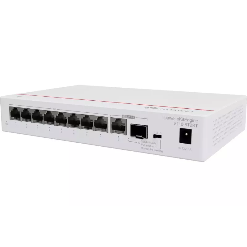 Huawei S110-8T2ST switch Gigabit, 8x GE + 1x SFP