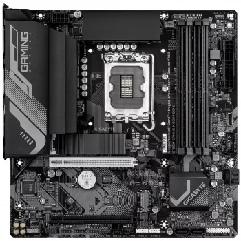 Scheda madre GIGABYTE B760M GAMING X DDR4 GEN5, Micro ATX, LGA1700, B760, 4x DIMM fino a 128 GB, 2x PCIe 4.0 M.2, 2.5GbE