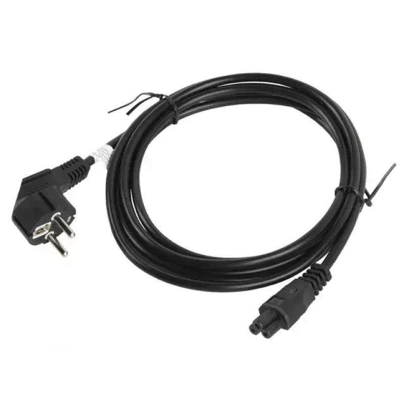 Cavo di alimentazione Lanberg CA-C5CA-11CC-003-BK 3m connettore femmina C5 CEE7/7