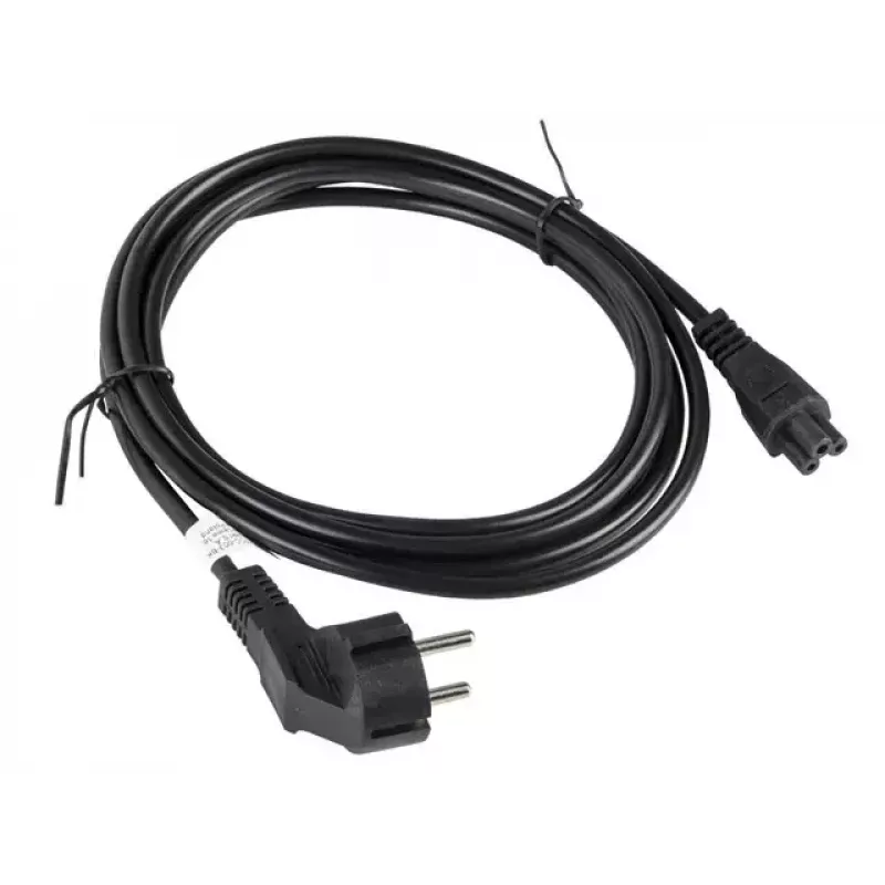 Cavo di alimentazione Lanberg CA-C5CA-11CC-003-BK 3m connettore femmina C5 CEE7/7