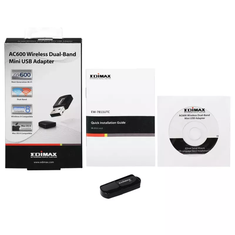 Adattatore WLAN Edimax AC600 EW-7811UTC