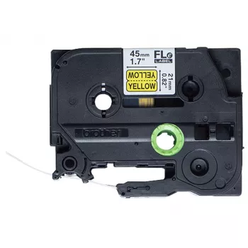 Nastro per etichettatrice Brother FLE-6511 nero su giallo