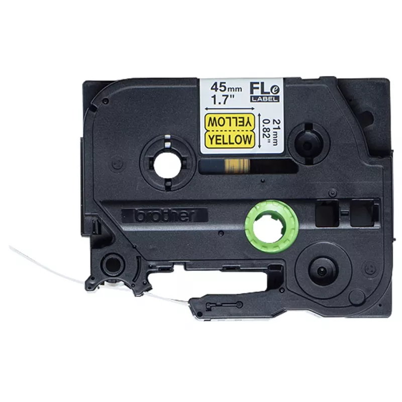 Nastro per etichettatrice Brother FLE-6511 nero su giallo