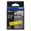 Nastro per etichettatrice Brother FLE-6511 nero su giallo