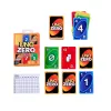 Gioco di carte MATTEL UNO Zero — gioco da tavolo, età 7+, incl. mazzo e blocco segnapunti