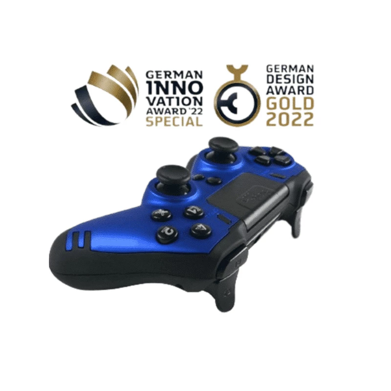 Steelplay JVAMUL00153 controller gaming blu RF gamepad analogico / digitale PC, PlayStation 4, Playstation 3