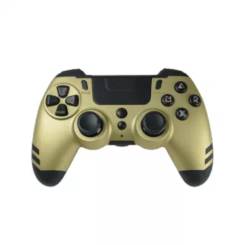 Gamepad Lexip Metaltech Wireless controller oro – PC, PS4, RF wireless, Micro-USB, batteria LiPo integrata
