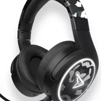 Steelplay Bluetooth-Headset - Impulse Camo (Multi), con cavo e wireless, 20 - 20000 Hz, gaming, 305 g, cuffie, nero, mimetico