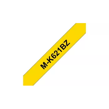 Brother M-K621BZ nastro per etichettatrice nero su giallo