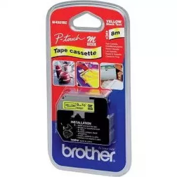 Brother M-K621BZ nastro per etichettatrice nero su giallo
