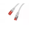 Lanberg PCF6-10CU-0100-S cavo patch Cat6 FTP LSZH CU, testato Fluke, 1 m, grigio