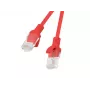 Cavo di rete Lanberg PCU6-10CC-0050-R RJ-45 Cat6 0,5 m rosso