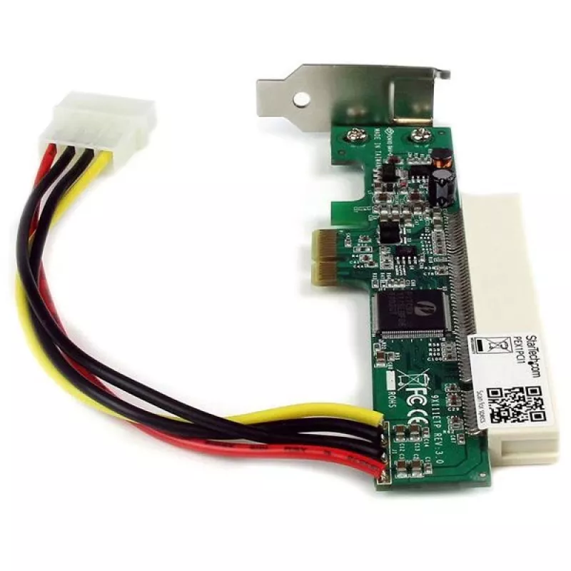 StarTech.com scheda adattatore da PCI Express a PCI, PCIe, PCI 32-Bit, rosso, CE, FC, ROHS, PERICOM PI7C9X110BNBE, 0 - 85 °C