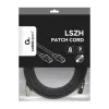 Cavo di rete Gembird PP8-LSZHCU-BK-15M RJ-45 Cat8 15m nero