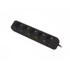 Prolunga elettrica Lanberg PS0-05F-0150-BK 1,5 m 5 prese AC per interni nero