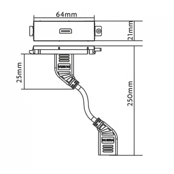 Presa HDMI Vision TC3