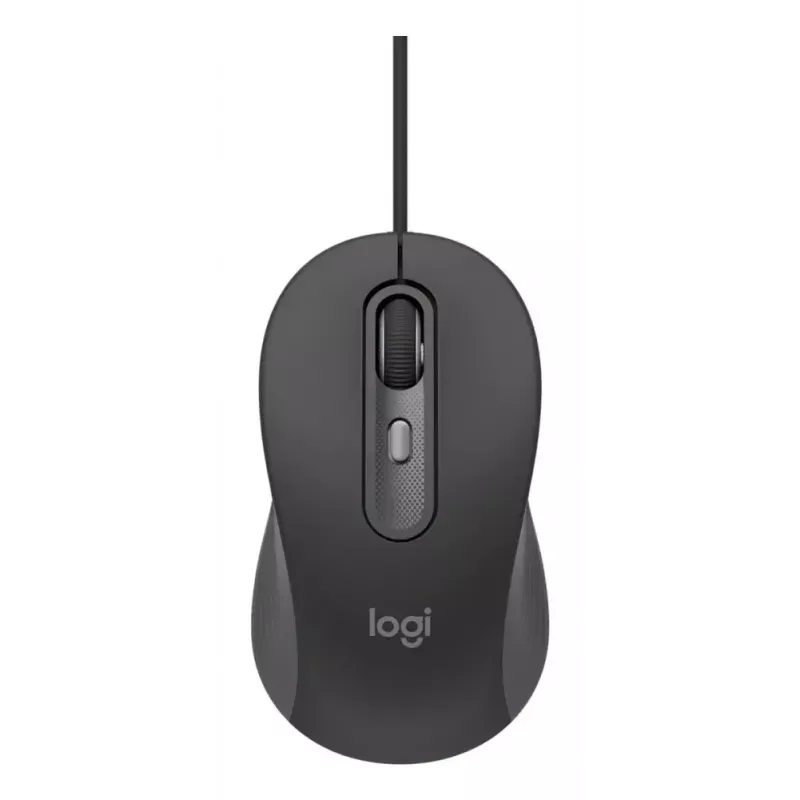 Tastiera full-size con mouse Logitech 920-013349 — USB, QWERTY US International, Graphite, cavo 1,8 m