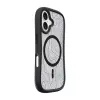 Custodia LAUT POP ADVENTURE per iPhone 16 Series cover nero trasparente