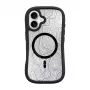 Custodia LAUT POP ADVENTURE per iPhone 16 Series cover nero trasparente