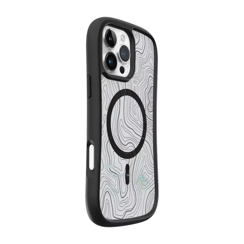 Cover LAUT POP ADVENTURE per iPhone 16 Pro trasparente nero