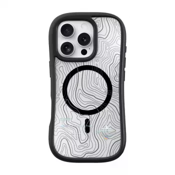 Cover LAUT POP ADVENTURE per iPhone 16 Pro trasparente nero