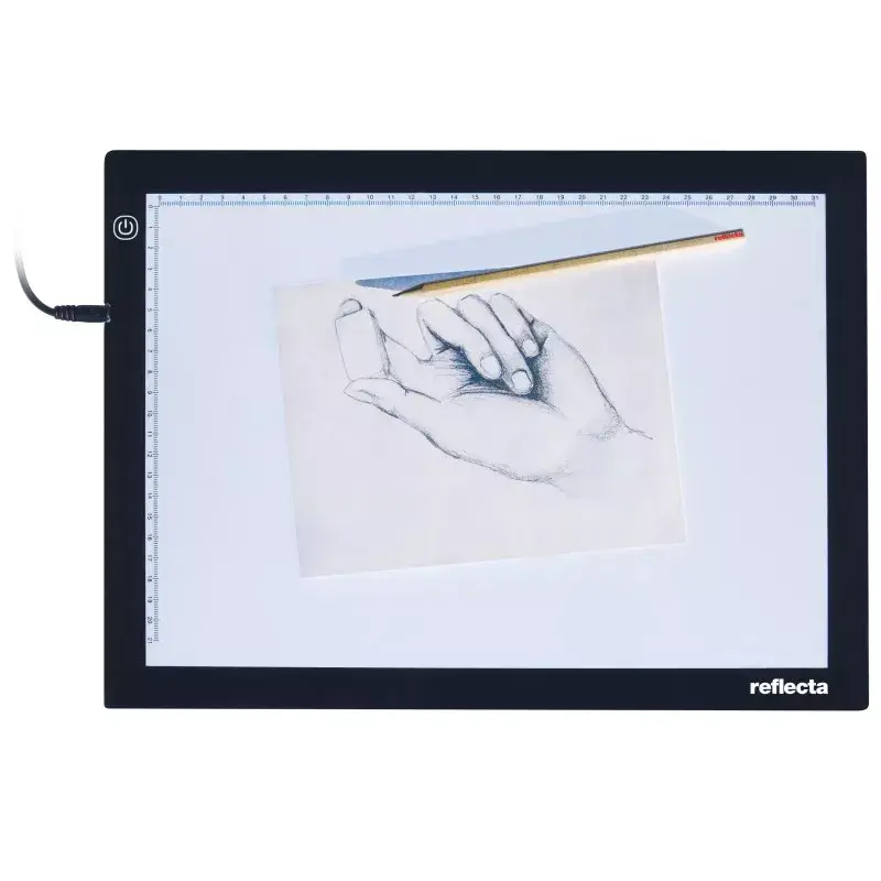 Cornice per foto singola Reflecta LED Light Pad A4 super sottile nero 31x21 cm