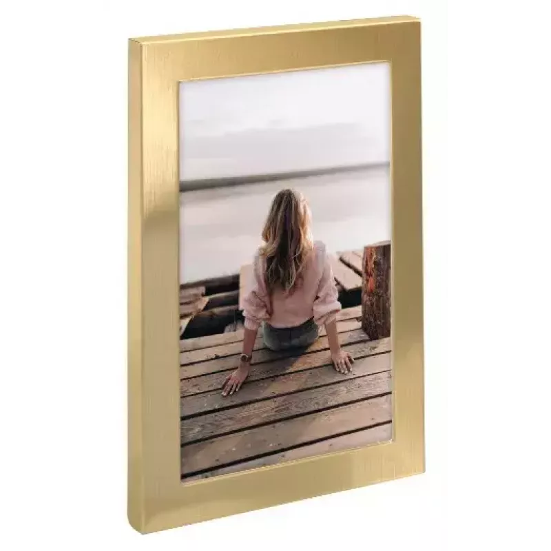 Cornice per foto singola Hama Riva oro alluminio 140x190mm