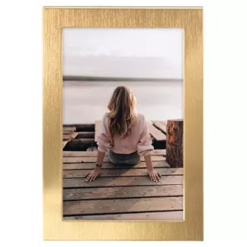 Cornice per foto singola Hama Riva oro alluminio 140x190mm