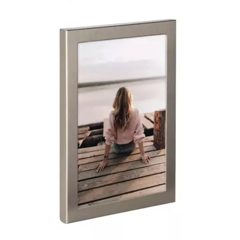 Cornice per foto singola Hama Riva Titanium alluminio vetro 140x190mm