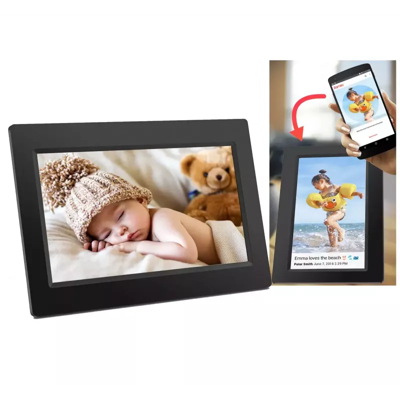 Cornice digitale Denver PFF-1015B 10,1 pollici touchscreen WiFi 16 GB