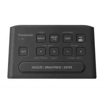 Radiosveglia Panasonic RC-D8EG-K nera