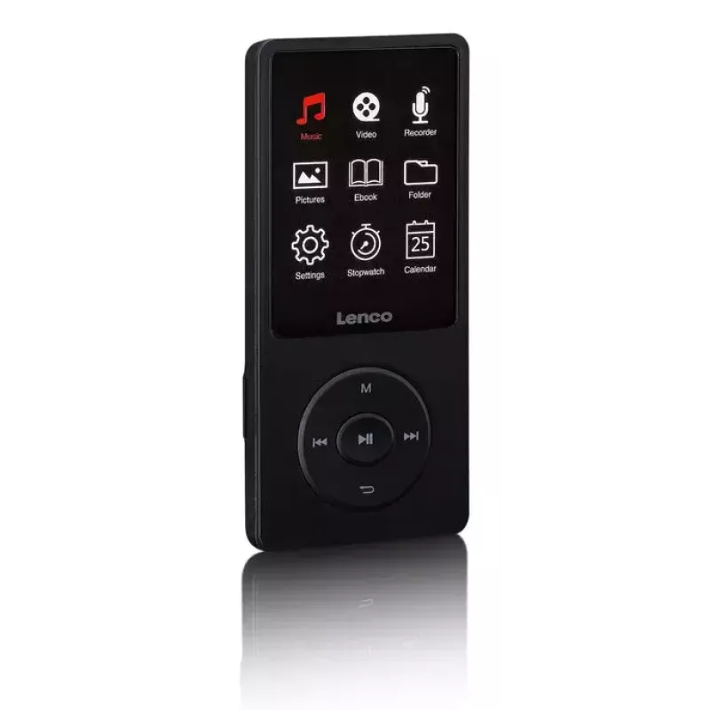 Lettore MP3 Lenco Xemio-669BK 8 GB nero LCD 18h di riproduzione