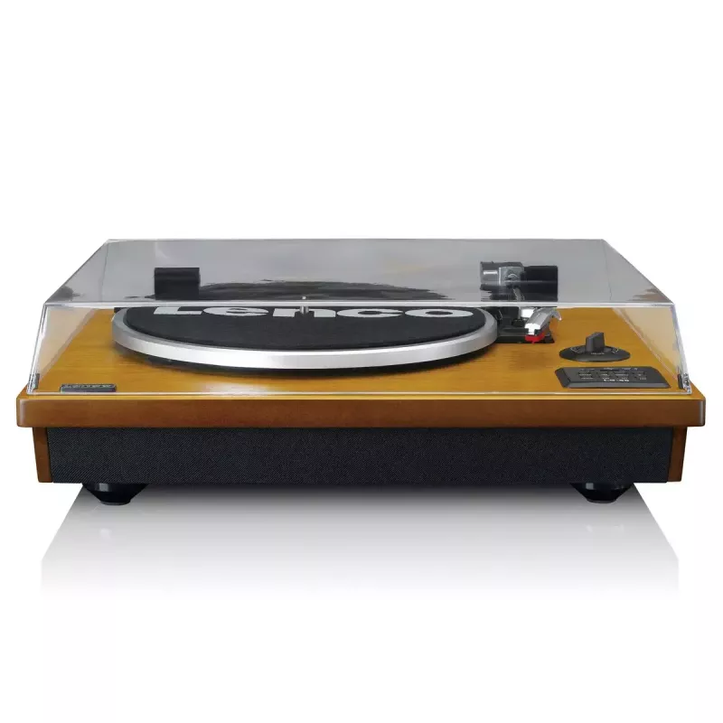 Giradischi audio a trasmissione a cinghia Lenco LS-55WA legno semiautomatico USB Bluetooth