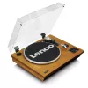 Giradischi audio a trasmissione a cinghia Lenco LS-55WA legno semiautomatico USB Bluetooth