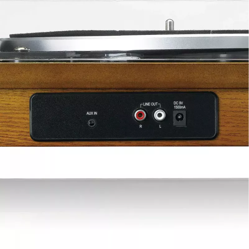 Giradischi audio a trasmissione a cinghia Lenco LS-55WA legno semiautomatico USB Bluetooth