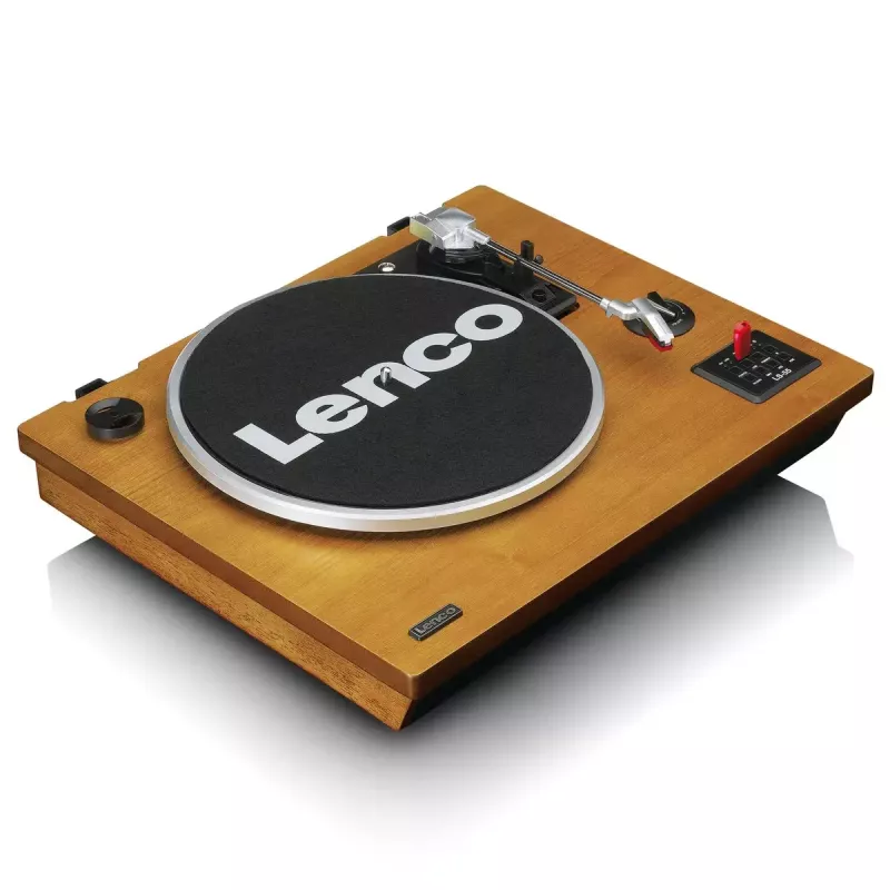 Giradischi audio a trasmissione a cinghia Lenco LS-55WA legno semiautomatico USB Bluetooth