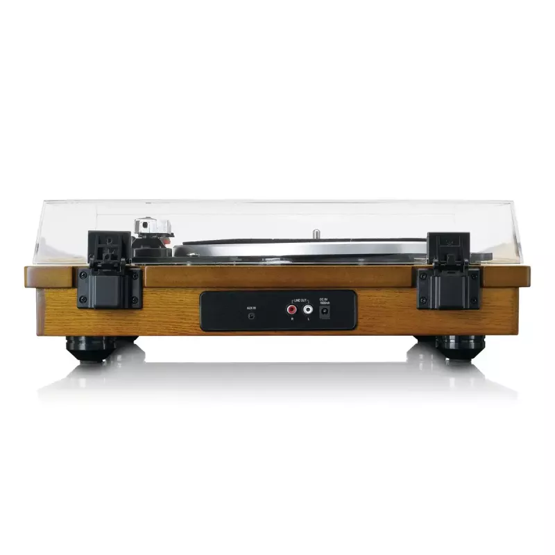 Giradischi audio a trasmissione a cinghia Lenco LS-55WA legno semiautomatico USB Bluetooth