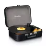 Giradischi valigetta Lenco TT116BK con altoparlanti integrati – lettore vinile portatile, nero