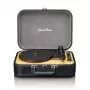 Giradischi valigetta Lenco TT116BK con altoparlanti integrati – lettore vinile portatile, nero