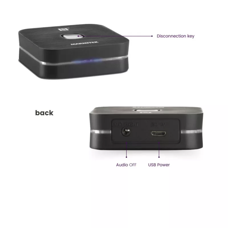 Marmitek BoomBoom 80 ricevitore audio Bluetooth con NFC