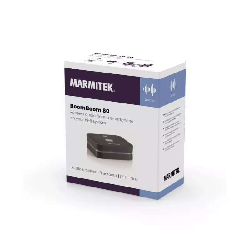 Marmitek BoomBoom 80 ricevitore audio Bluetooth con NFC