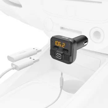 Trasmettitore FM Hama 00014163 87,6–107,9 MHz accendisigari nero