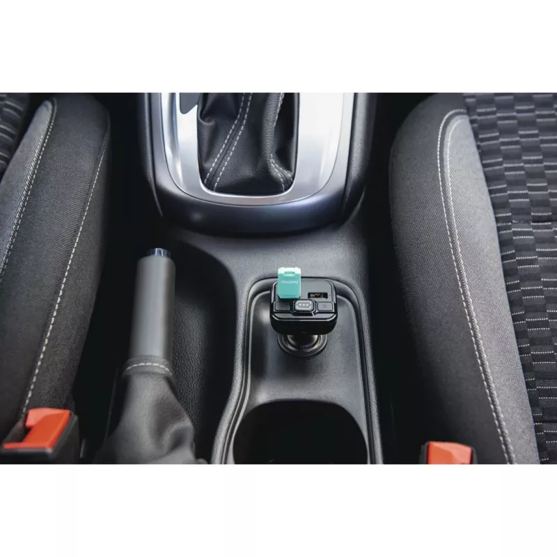 Hama 00014163 trasmettitore FM / caricabatterie, AUX-IN, USB-IN, nero