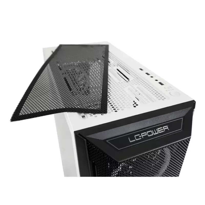 Case PC LC-Power Holo-1_X Midi Tower bianco