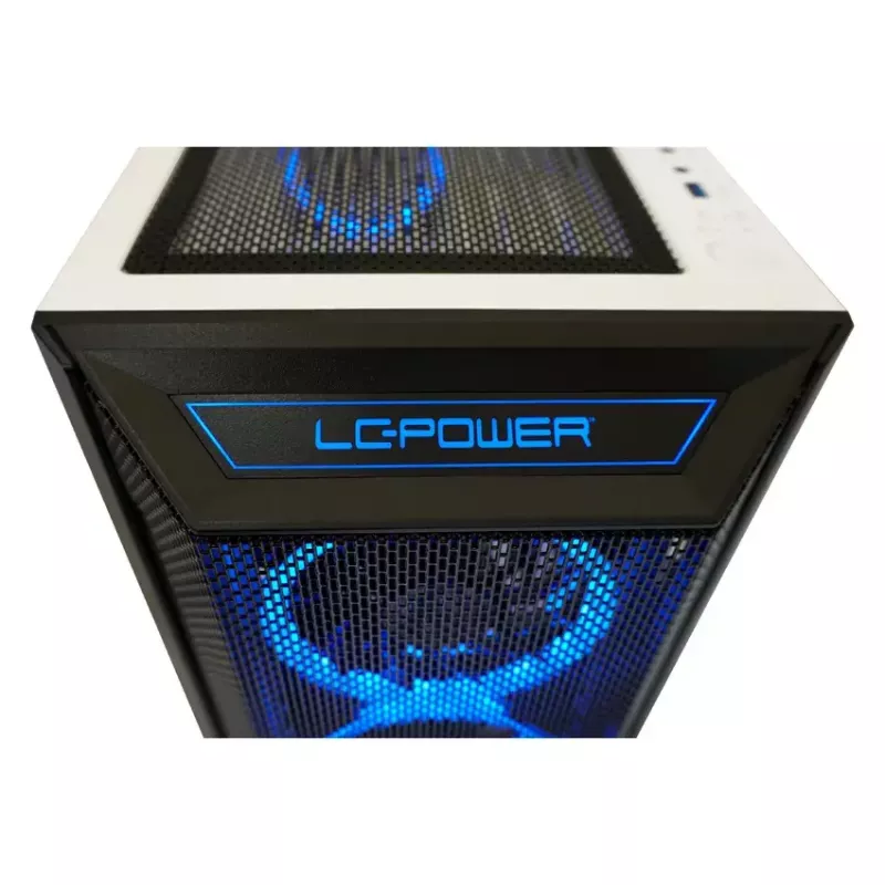 Case PC LC-Power Holo-1_X Midi Tower bianco