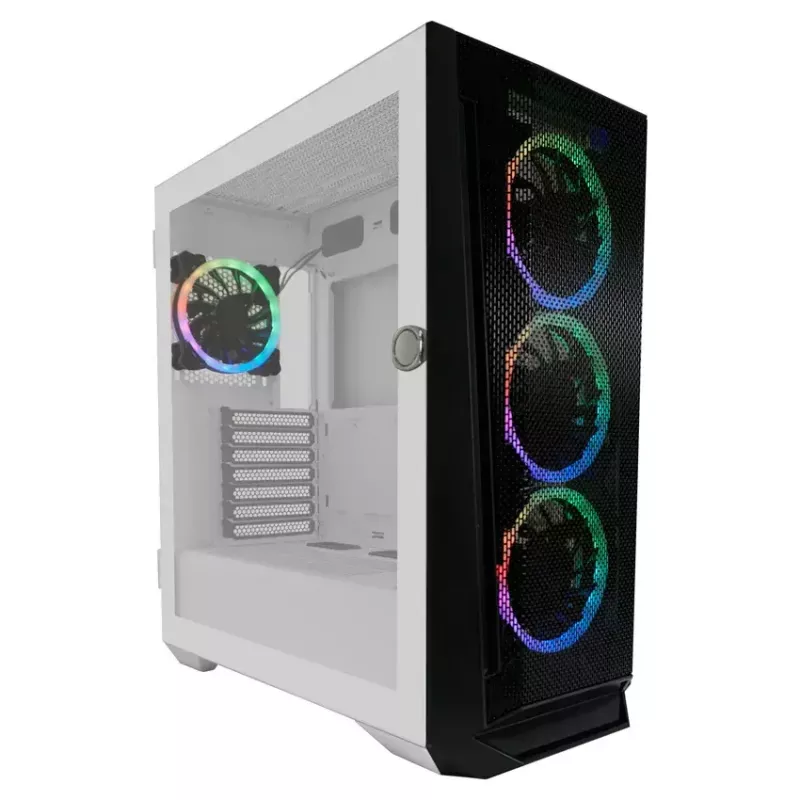 Case PC LC-Power Holo-1_X Midi Tower bianco