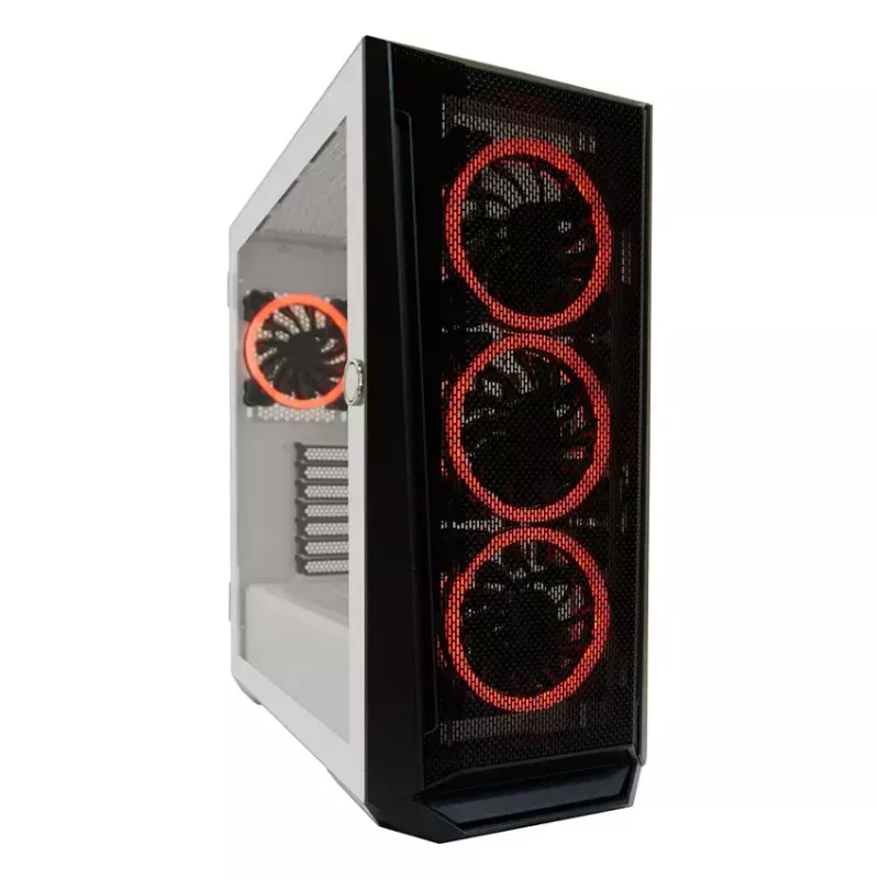 Case PC LC-Power Holo-1_X Midi Tower bianco