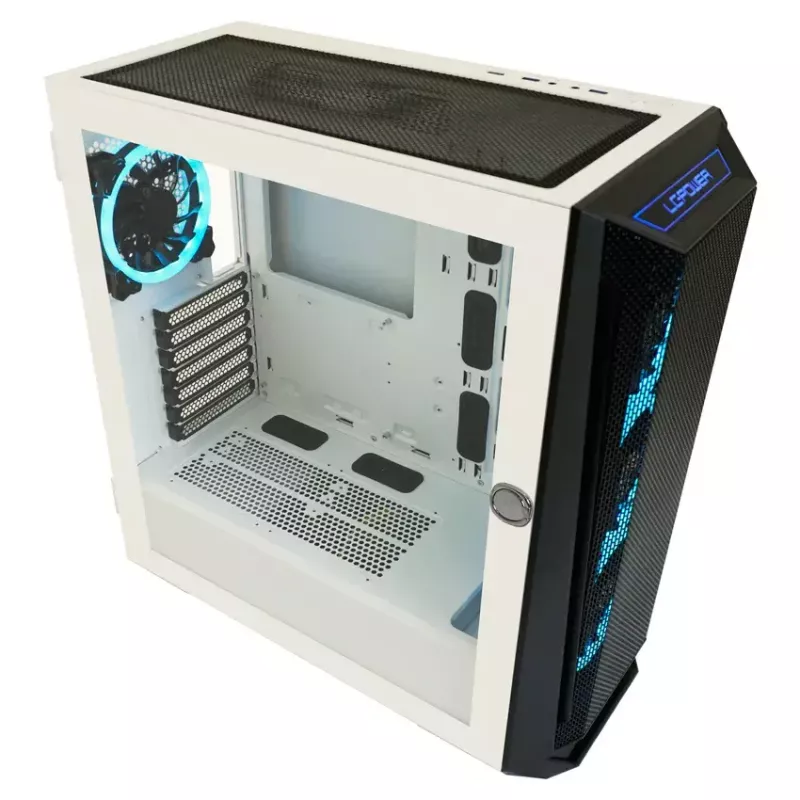 Case PC LC-Power Holo-1_X Midi Tower bianco